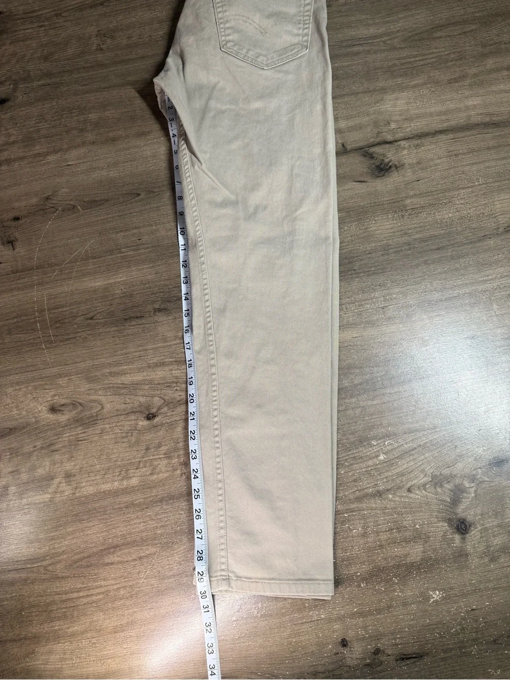 Levi’s 502 Men’s Jeans W32 L32 Beige Khaki Regular Taper 5 Pocket Pants